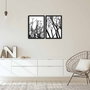 Wallity Cuadro Decorativo Enmarcado 2PSCT-10 (2 Piezas)